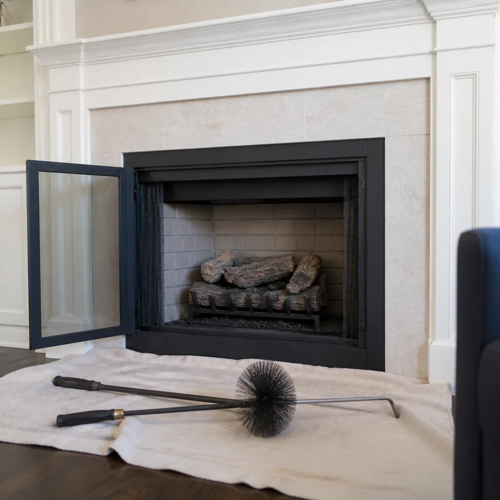 Gas fireplace service